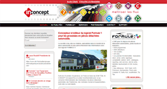 Desktop Screenshot of inconcept.fr