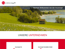 Tablet Screenshot of inconcept.ch